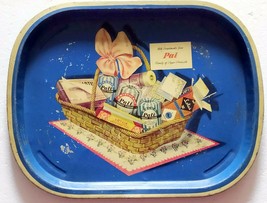 Vintage Rare Original Advertising Tin Tray Pai Family of Paper Products ... - £39.17 GBP