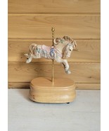 Vintage Carousel Unicorn Music Box Waltz Horse - $37.89 CAD