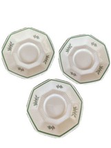 3 Nikko Christmastime Saucer Plates Octagon Christmas 8 Sides Crazed Hol... - £3.66 GBP