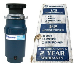 WHIRLAWAY 291 Garbage Disposal 1/2 HP - $58.41