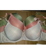 Pack of 3 Mamia Push Up Bra Womens 38B Multicolor Polyester Blend Sleepw... - $31.47