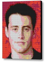 Friends TV Show Joey Lego Brick Framed Mosaic Limited Edition Poster Art Print - £15.16 GBP