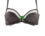 L&#39;AGENT BY AGENT PROVOCATEUR Womens Bra Floral Printed Green Black Size 32B - £23.00 GBP