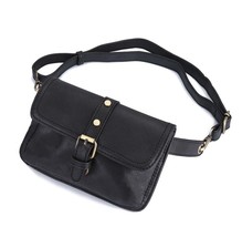 Vintage Waist Pack Hand Free Bag Women Leather Waist Belt Bags Fit For   plus Fe - £51.56 GBP