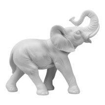 Elefant mit Rüssel nach oben Reichtum Glücksfigur Statue Skulptur Wohnde... - $59.94