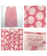 Carol Brent Romper Skort Dress size XL Pink Polka Dot 1960s Bust Ruffle P11 - £47.03 GBP