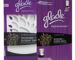 Glade Expressions Oil Diffuser Starter Kit &amp; REFILL Lavender and Juniper... - $29.95