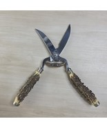 August Merten WW Solingen Germany Stag Antler Carving Scissors Shears - $59.39