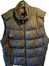 Marmot Goose Down Puffer Vest Mens Large Full Zip Insulated Quilted Outdoor - $29.70