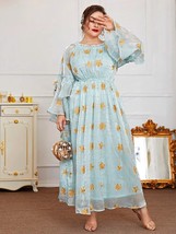 TOLEEN Women Plus Size Large Maxi Dresses 2023  Chic Elegant Long Sleeve Evening - £96.71 GBP