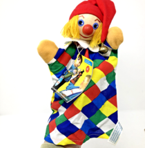 Vintage Kersa German Hand Puppet Kasper Clown Handcrafted Wood Yarn Fabric NOS - £23.58 GBP