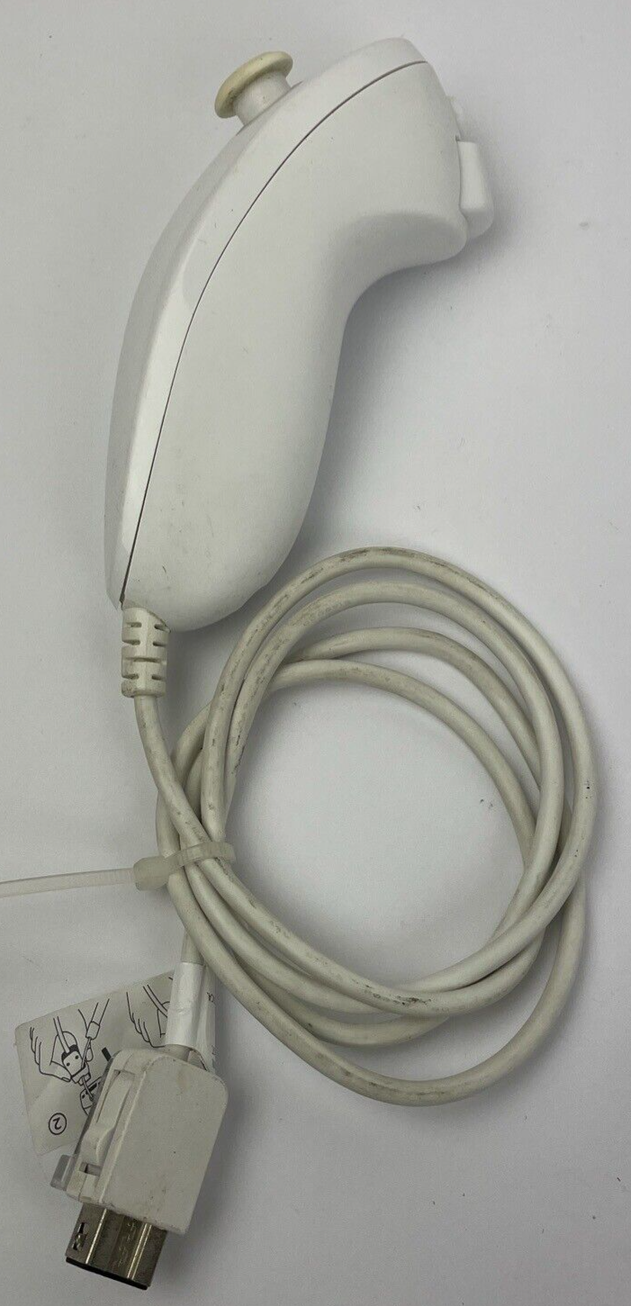 NUNCHUCK NUNCHUK CONTROLLER REMOTE FOR NINTENDO Wii &amp; WII U US VGC - $13.85