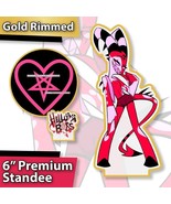 Helluva Boss Pin-Up Blitz Gold Edged Acrylic Standee Stand Figure Vivziepop - £78.21 GBP