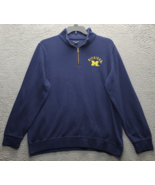 NCAA Michigan Wolverines Champion Football Sweatshirt Men&#39;s XL Navy Quar... - €20,75 EUR