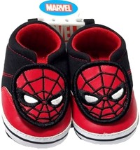 Marvel Spider-Man Man Made Soft Sole Baby Crib Shoes (Size: 9-12 months)... - £11.76 GBP