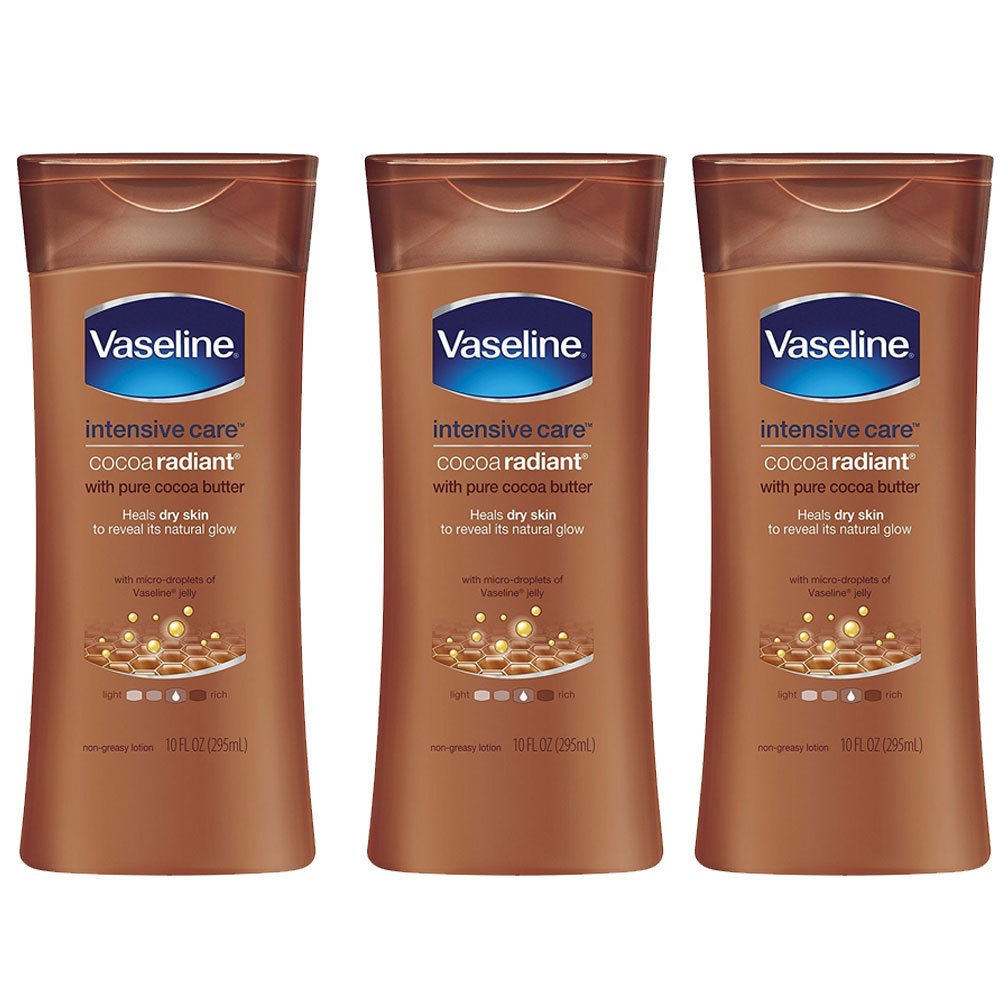 Vaseline Cocoa Butter Deep Conditioning Rich Hydrating Lotion 10 oz (3 Pack) - $30.59