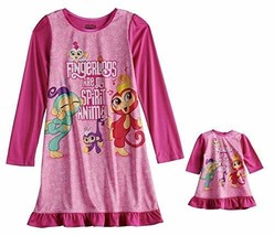 Fingerlings are My Spirit Animal Monkey Satin Nightgown with Doll Gown, ... - $11.13