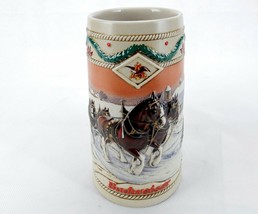 1996 Anheuser Busch AB Budweiser Bud Beer Stein,American Homestead Holid... - £10.53 GBP