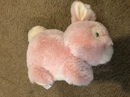 Animal Adventure Hopscotch Pink Plush 9&quot; Soft Cuddly &amp; Fluffy Bunny Rabbit NWT - £10.46 GBP