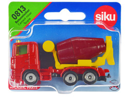 Cement Mixer Red Yellow Diecast Model Siku - £11.96 GBP