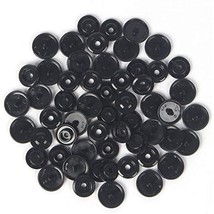 1000 Sets Kam Snaps Buttons, Size 20 T5 Glossy Round Resin Plastic Buttons Faste - £41.02 GBP