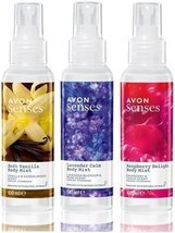 3 x Avon Naturals Senses Body Spray Spritz Mix 3 x 100 ml Surprise Mix Body Mist - £22.38 GBP