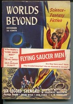 World&#39;s Beyond 12/1/1950-sci-fi pulp stories-John D MacDonald-1st issue-Wylie-VG - £44.67 GBP