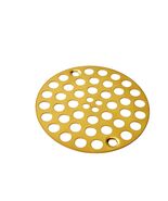 Signature Hardware 481472 Modern Shower Drain Strainer - Brushed Gold - $23.90