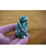 (Y-DOG-CS-701) GREEN WHITE COCKER SPANIEL dog gemstone gem LOVE stone ca... - $319.58 MXN