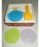 Fisher Price Music Box Record Player 2010 Toy With 3 Double Sided Record... - £26.98 GBP