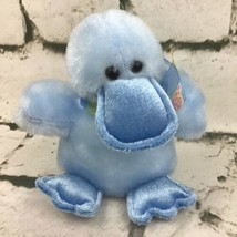 Golden Bear Co Ltd Mini Plush Blue Duckling Stuffed Animal Soft Easter Toy - £7.72 GBP