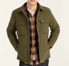 J.Crew Sz XL Mens Eco Nordic Shirt Jacket w/Primaloft Catskill Quilted Coat $198 - $81.17