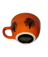 Circa Ceramics Chicago Bold Orange with Black Trees Spooky Halloween Cof... - $34.65