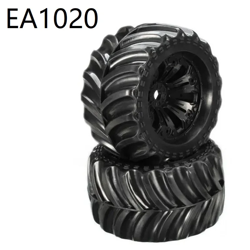2pcs 140mm Tire Wheel Tyre EA1020 for JLB Racing CHEETAH 11101 21101 J3 Speed - £37.63 GBP