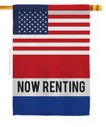 Us Now Renting House Flag Merchant 28 X40 Double-Sided Banner - £29.55 GBP