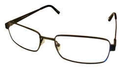 Jones New York Mens Metal Rectangle Eyewear Frame,  Black J340. 53mm - £28.27 GBP