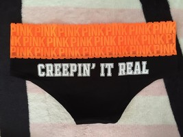 Victoria&#39;s Secret Pink Creepin&#39; It Real Lace Waist Halloween Hipster Pan... - $24.99