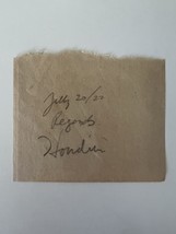 Harry Houdini original signature - £1,179.53 GBP