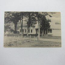 Postcard Plymouth Vermont President Calvin Coolidge Home Antique Unposted RARE - £7.85 GBP