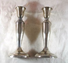 Vintage Pair of Brass Candlestick Holders Made in India - £10.78 GBP