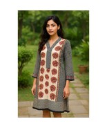 Khaadi Khaas Floral Embroidered Tunic Dress Size 12 Black Cream Pink Boh... - €29,76 EUR Khaadi Khaas Floral Embroidered Tunic Dress Size 12 Black Cream Pink Boh... - €29,76 EUR