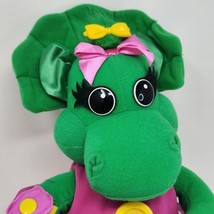 Vintage 1993 Playskool Talk N Dress Barney Baby Bop Dino Stuffed Animal Plush - £36.52 GBP