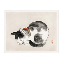 Bairei Gakan - Sleeping Cat (Giclée Art Print) - £5.71 GBP+