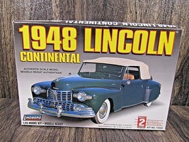 2000 Lindberg 1948 Lincoln Continental Model Kit #72322 1:25 Skill 2 Lev... - $27.69