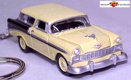 Key Chain Ring Yellow Black 56/57/1956/1957 Chevy Nomad - £31.15 GBP