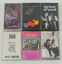 Vintage Rock Cassette Lot Of 6 Titles (See Description For Titles) - £21.99 GBP