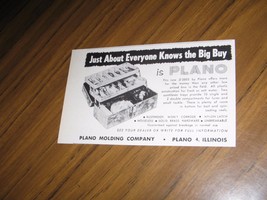 1960 Print Ad Plano #5802 Fishing Tackle Boxes Made in Palno,IL - $10.51