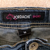 Girls Jordache Jean Short Shorts Cut Offs Size 16 Adjustable Waist - £6.53 GBP