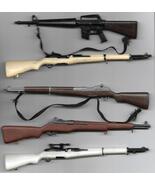 Vintage 1960s Hasbro G.I. Joe Rifle Set Five Different Including Sub-Mac... - $35.06 CAD