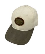 Harley Davidson Cream Wool Cap Hat Faux Suede with Leather Patch  - $18.33